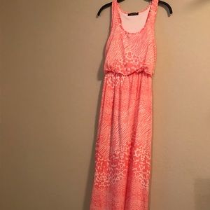 Long pink maxi